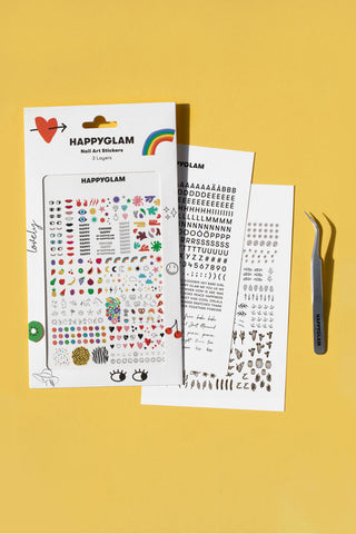 Happyglam Nail Art Sticker (free)